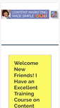 Mobile Screenshot of contentmarketingmadesimple.com